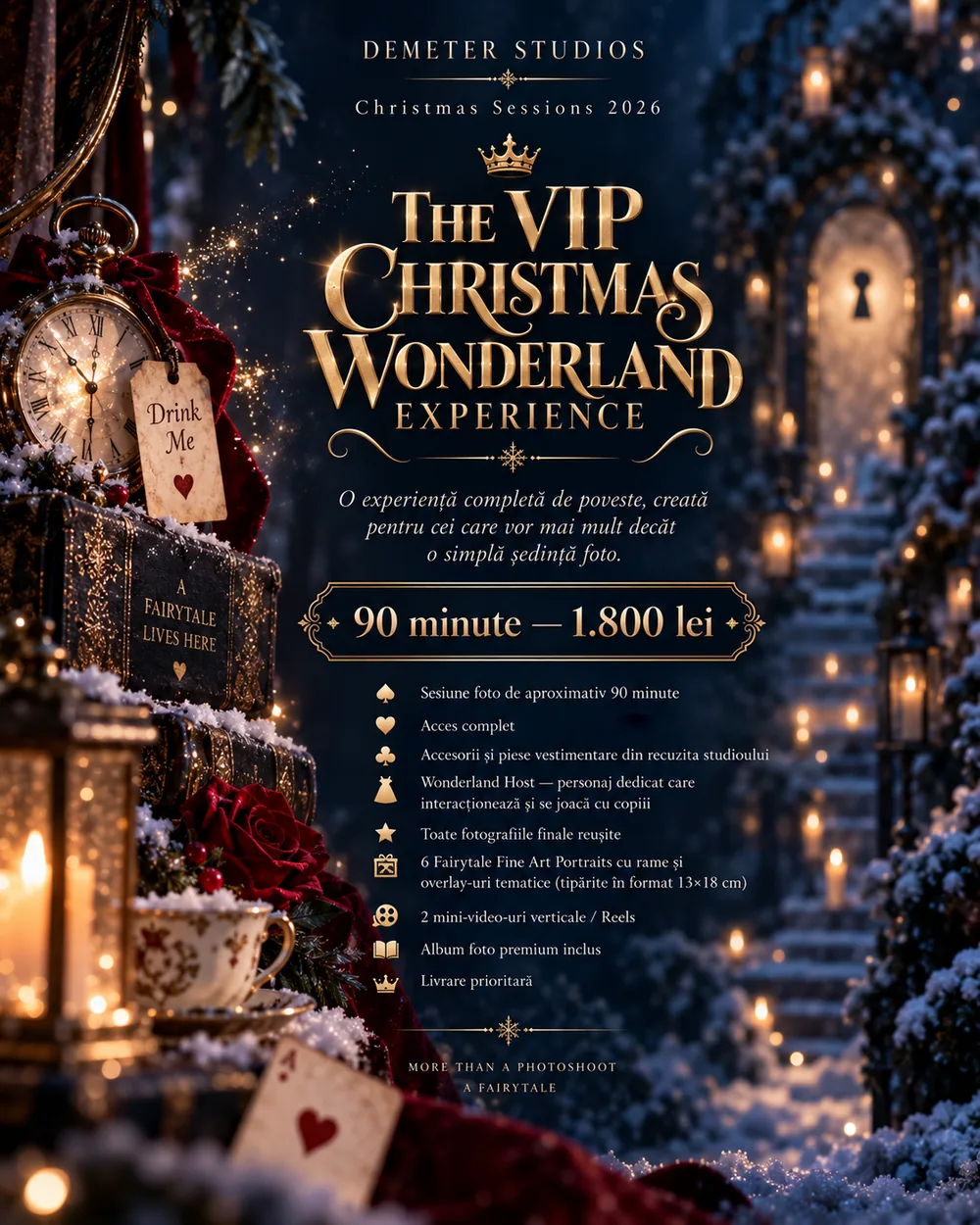 Afiș pachet The VIP Christmas Wonderland Experience